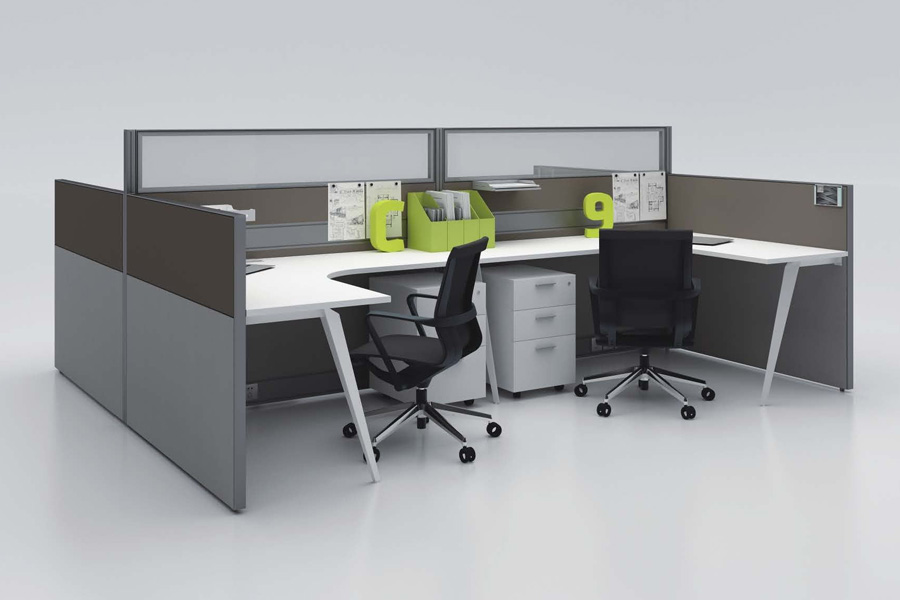 員工(gōng)屏風卡位桌